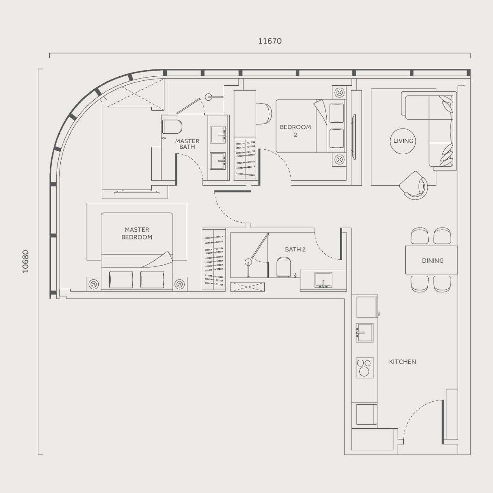 Type G floor plan