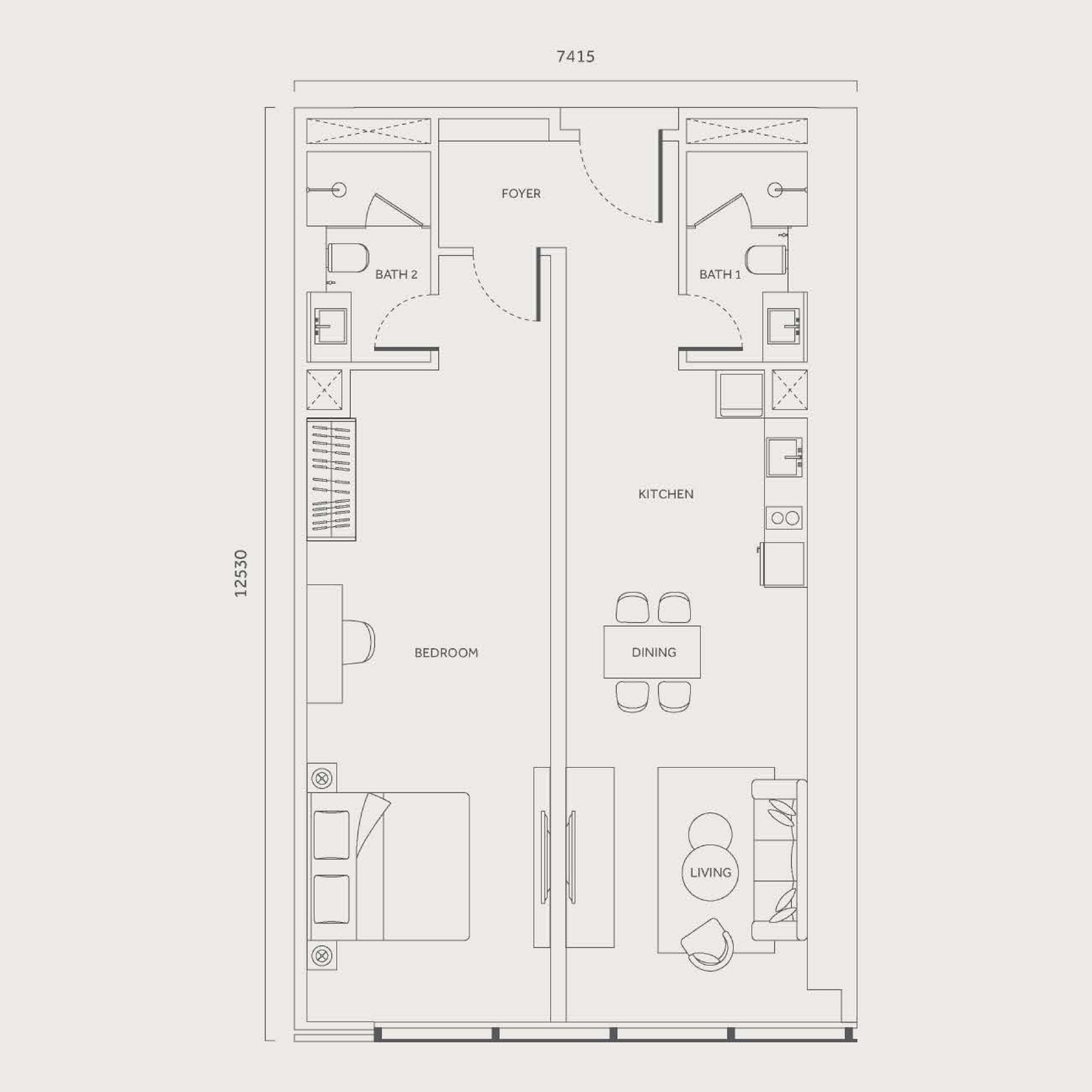 Type J floor plan