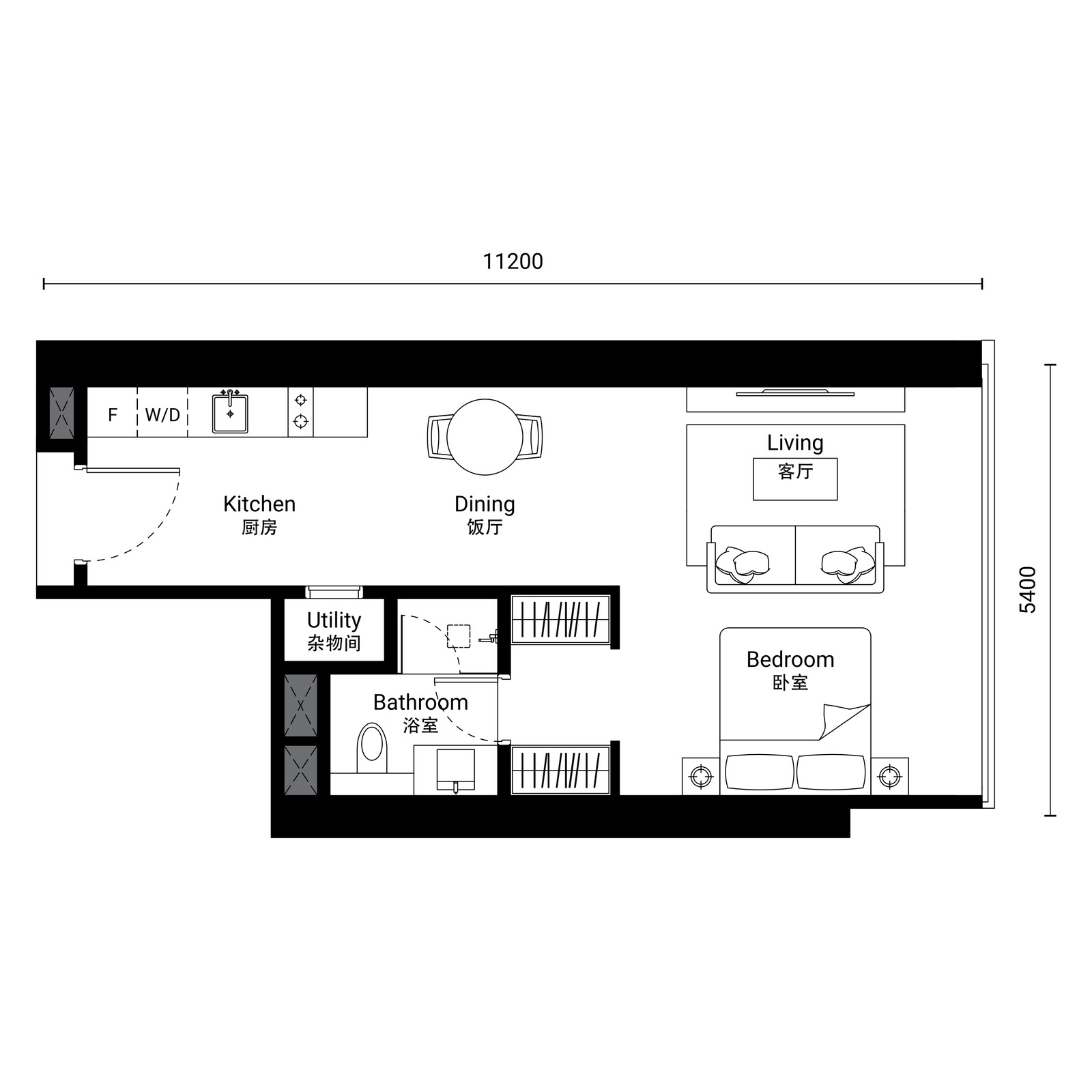 Type A-2 floor plan